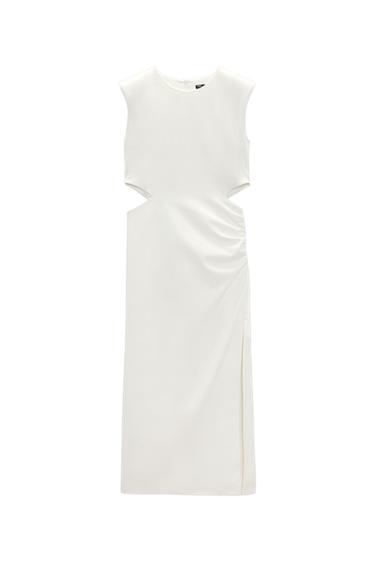 MIDI DRESS WITH CUT-OUT DETAIL
