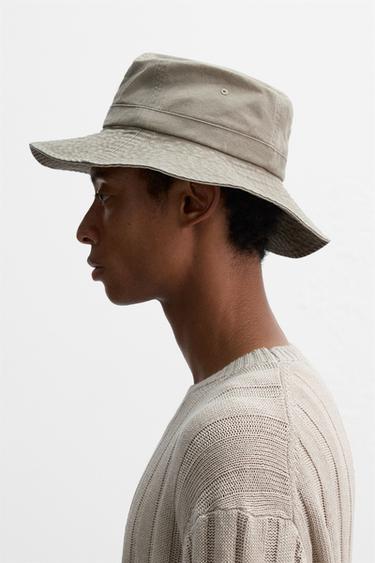 CHAPEAU BOB DÉLAVÉ - Beige clair de Zara - Image 1