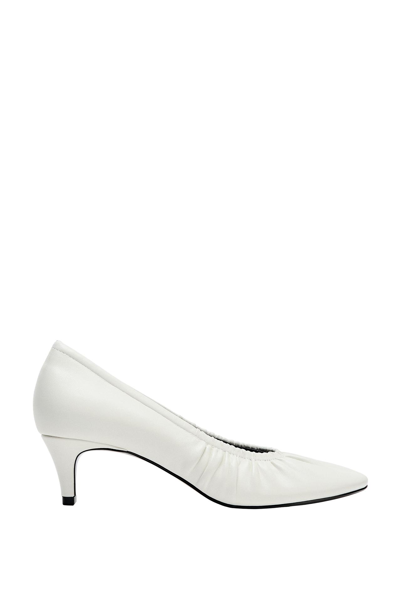 LIMITED EDITION GATHERED LEATHER KITTEN SHOES