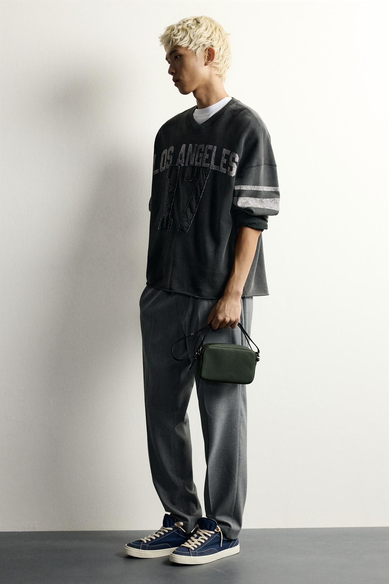 RUBBERIZED CROSSBODY BAG — Khaki Green