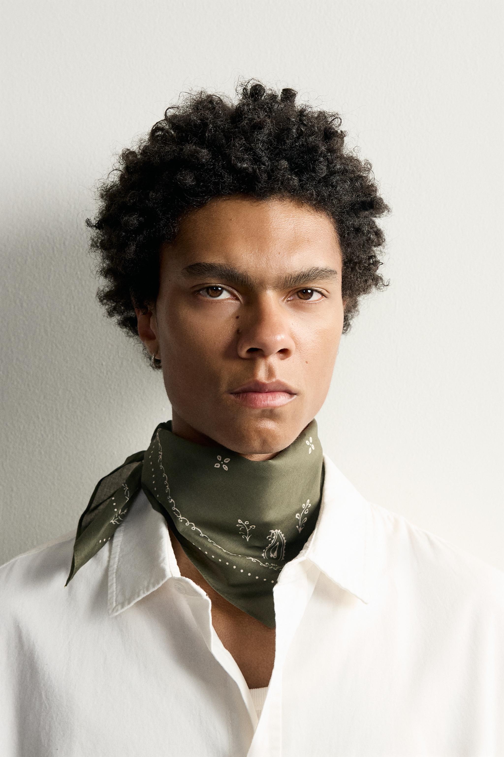 Zara Geometrik Desenli Bandana