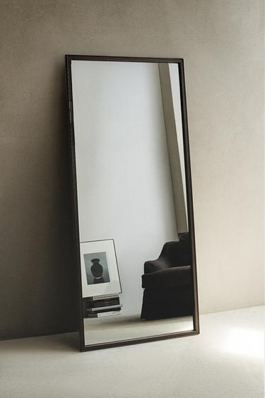 WOODEN FRAME MIRROR - Brown by Zara