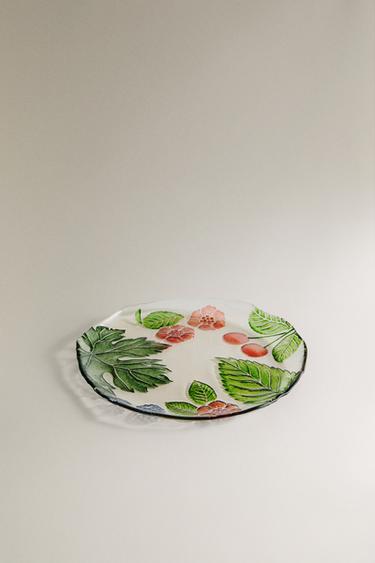 FLORAL DESSERT PLATE - 990 by Zara - Image 1