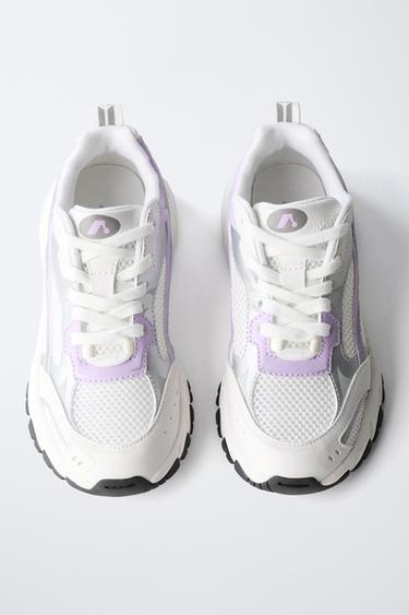 MESH TRAINERS - Purple by Zara - Image 4
