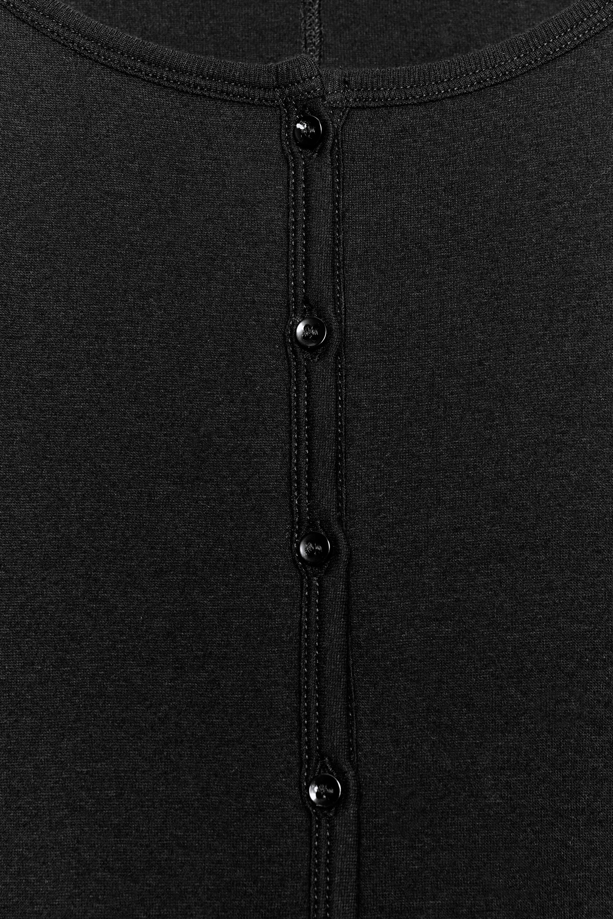 COTTON HENLEY T-SHIRT