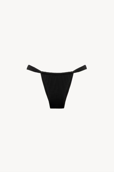 BRAGUITA BIKINI LISA CORTINILLA - Negro de Zara
