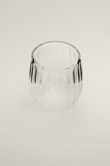 VERRE BOROSILICATE LIGNES EN RELIEF - Transparent de Zara - Image 1