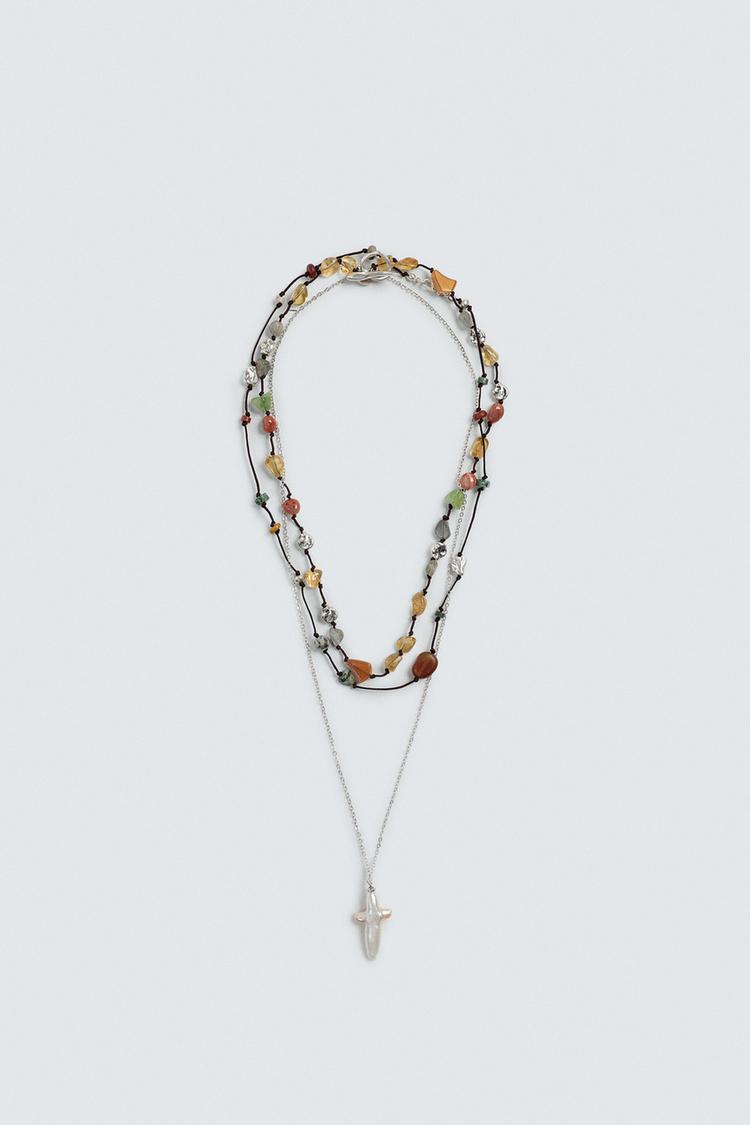 ZARA PACK OF 3 COMBINED NECKLACES