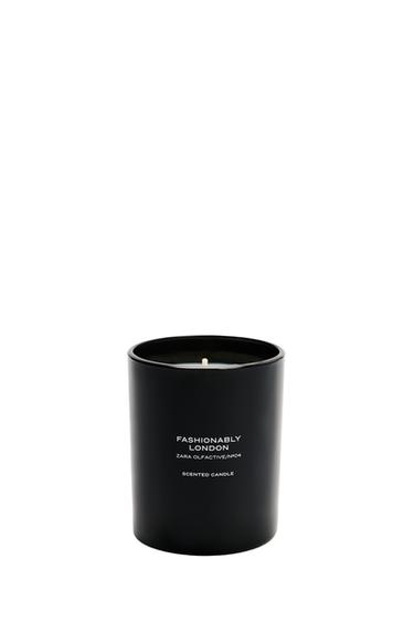 FASHIONABLY LONDON MULTI-WICK SCENTED CANDLE - TINTED LEATHER by Zara