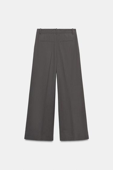 WEITE HOSE ZW COLLECTION - Dunkelgrau von Zara