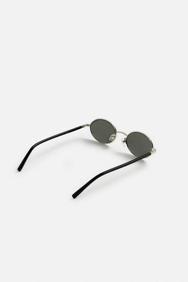 LUNETTES DE SOLEIL OVALES - Argent de Zara - Image 3