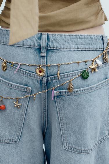 CEINTURE MÉTALLIQUE CHARMS - Doré de Zara - Image 1