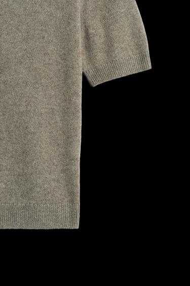 SHRT-SLV PL JK - Khaki von Zara