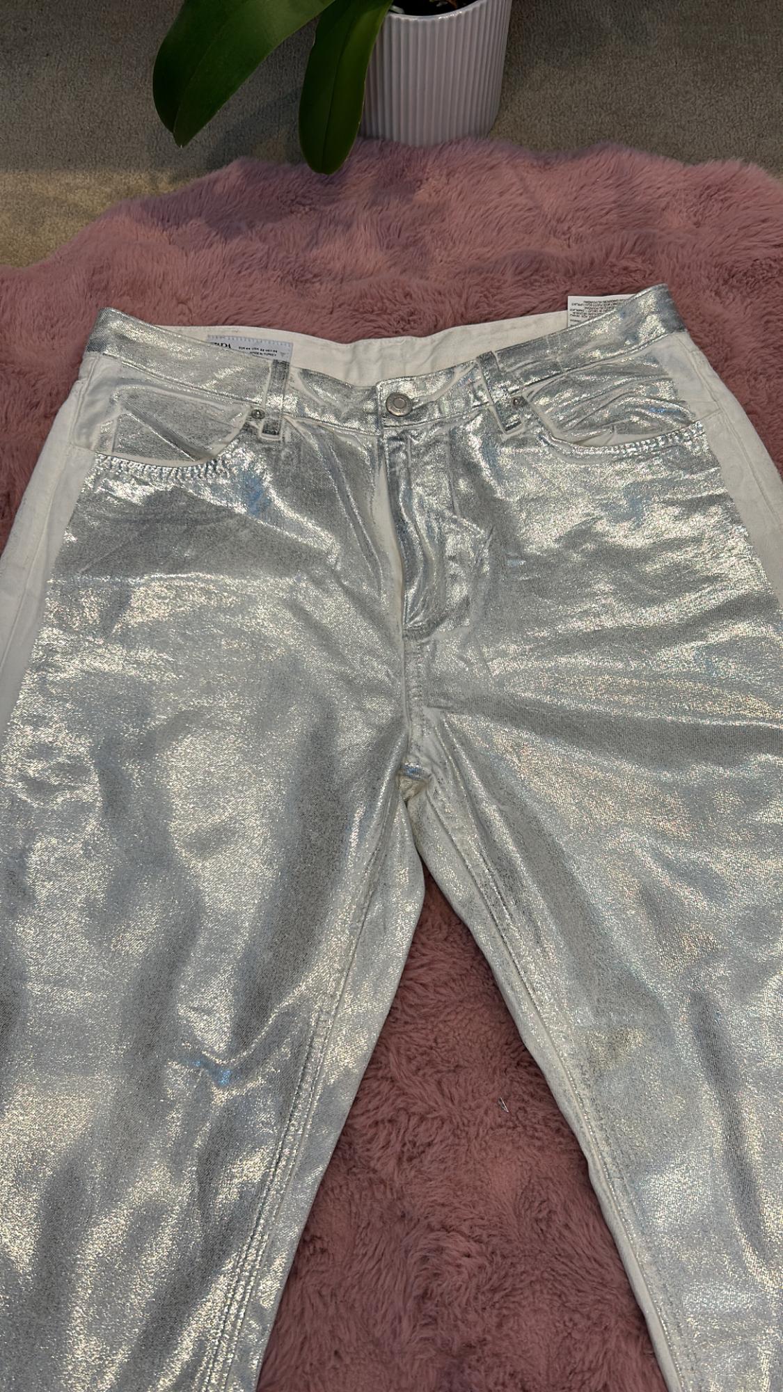 METALLIC EFFECT JEANS - LIMITED EDITION