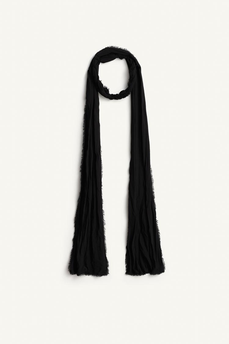 Foulard efecto arrugado