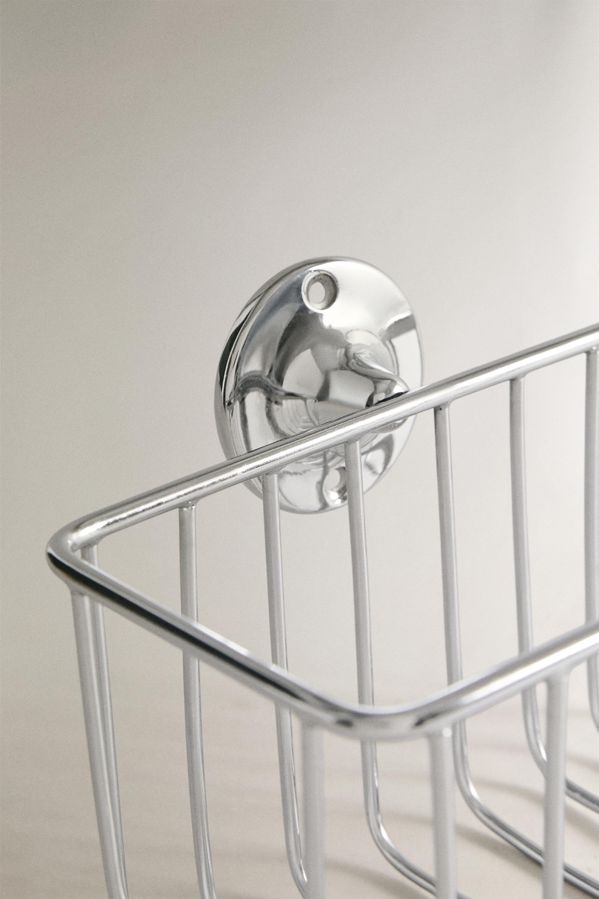 METAL SHOWER SHELF