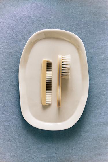 ENSEMBLE PEIGNE ET BROSSE BÉBÉ - Crème de Zara - Image 5