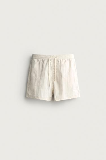 BAÑADOR MEDIO BÁSICO - Crudo de Zara - Imagen 0
