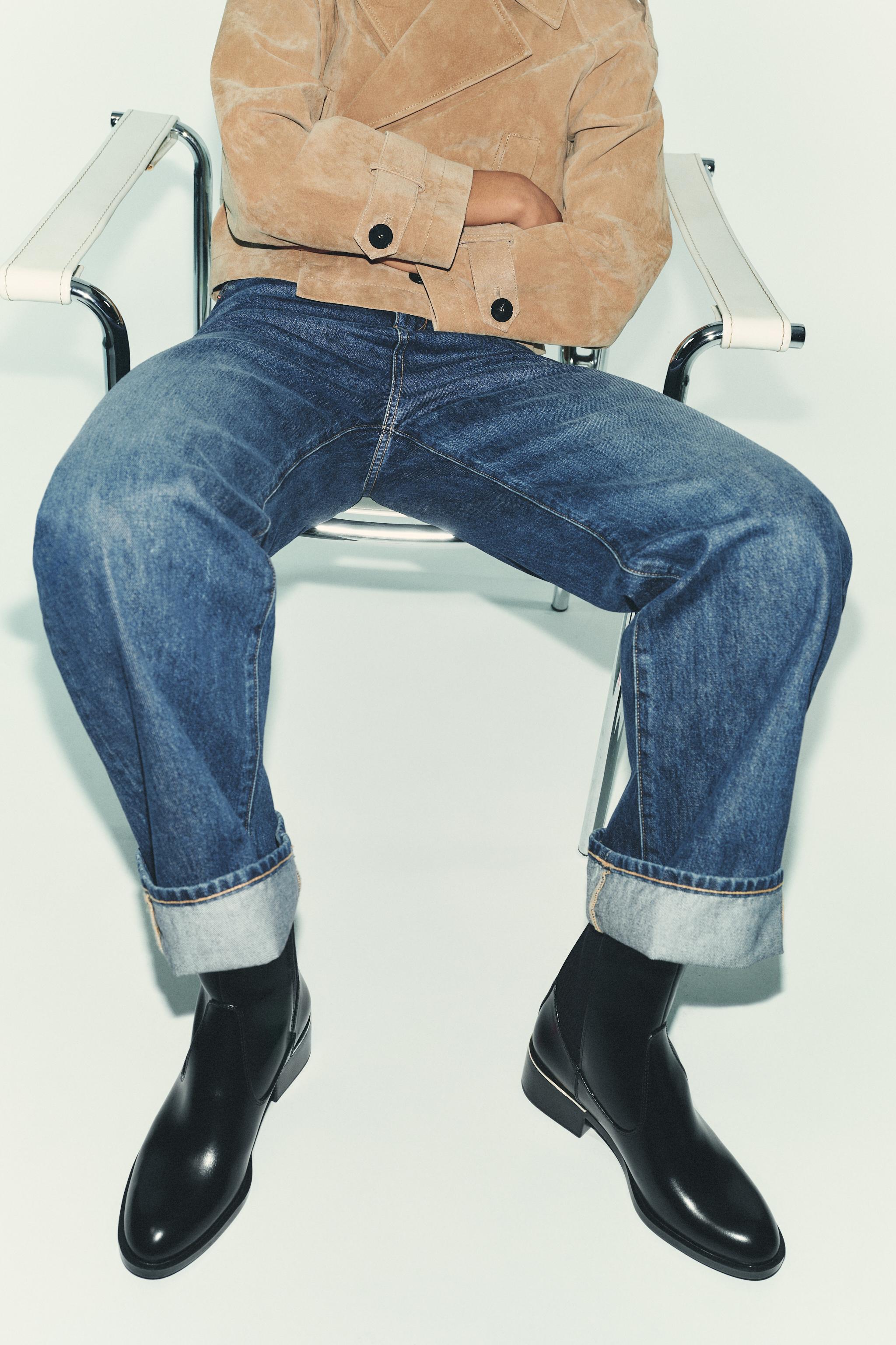 【ZARA】ザラ サイドゴアブーツ チェルシーブーツ ポインテッドトゥ ポインテッドトゥ チェルシーブーツ - ブラウン | ZARA Japan / 日本