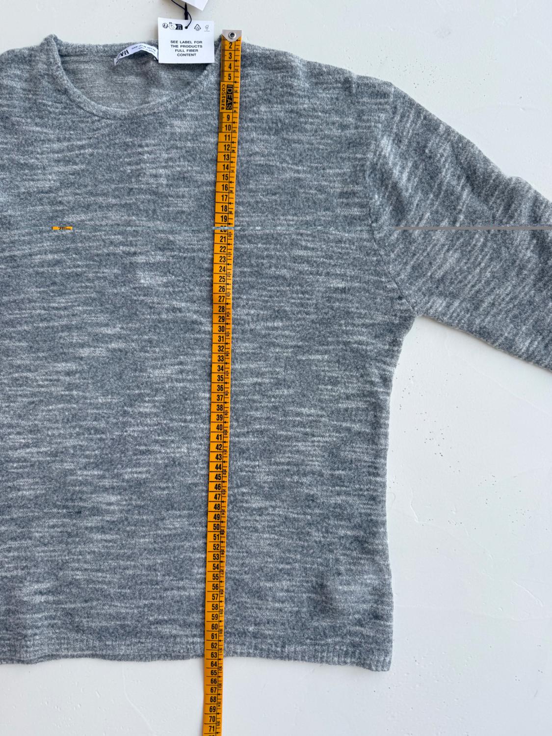SEMI-SHEER TEXTURED SWEATER - Image 9