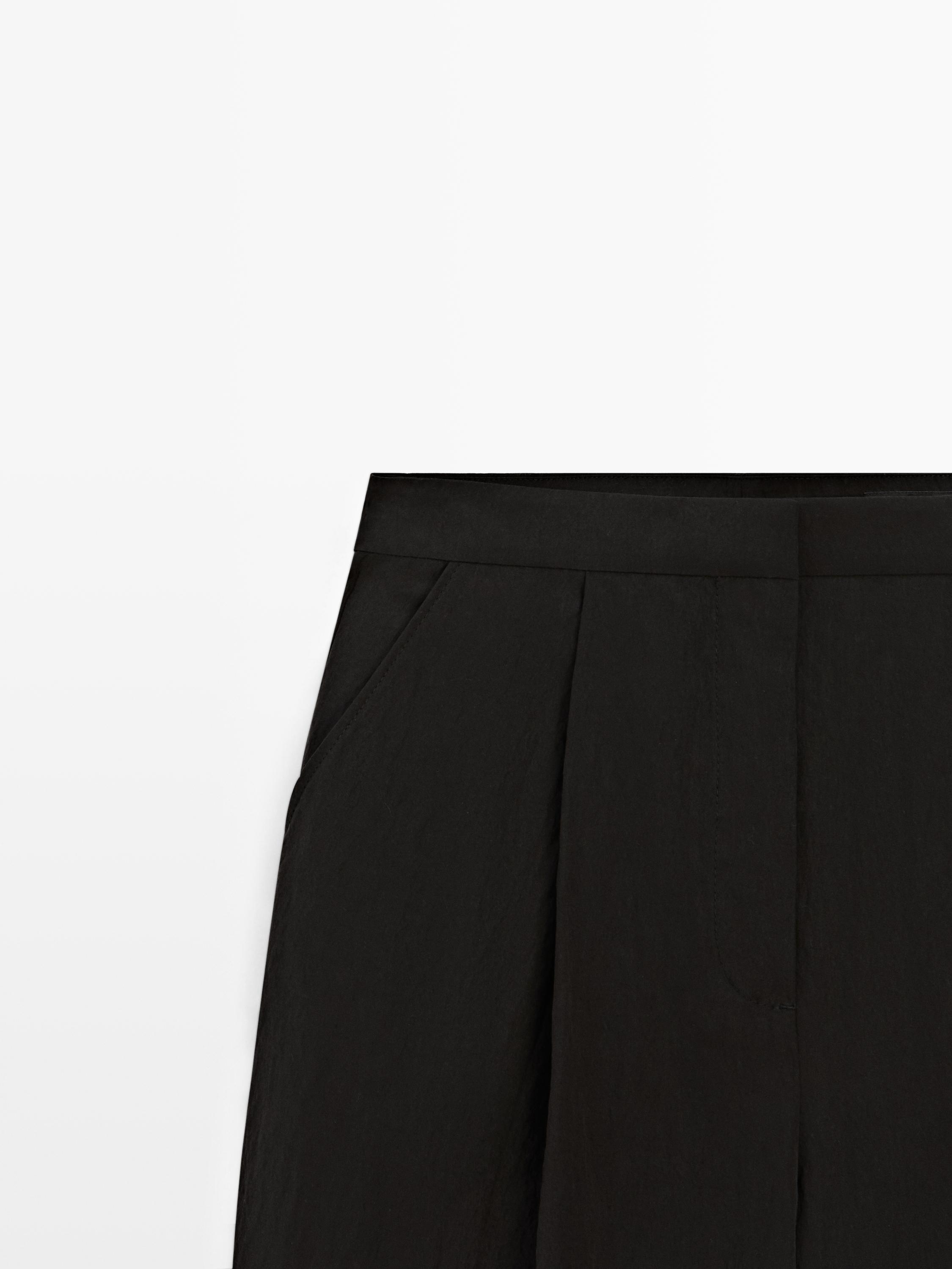 Technical fabric Bermuda shorts