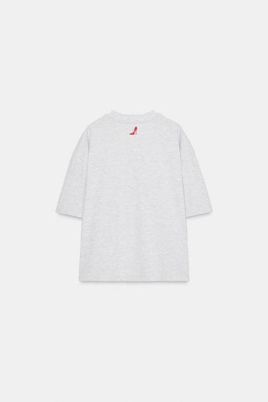 T-SHIRT DER TEUFEL TRÄGT PRADA - Grau meliert von Zara