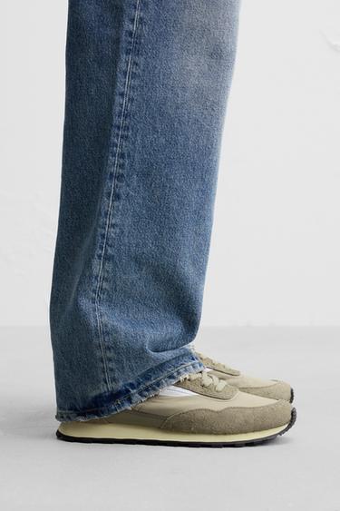 Zara RETRO SNEAKERS - Taupe Gray - Image 0
