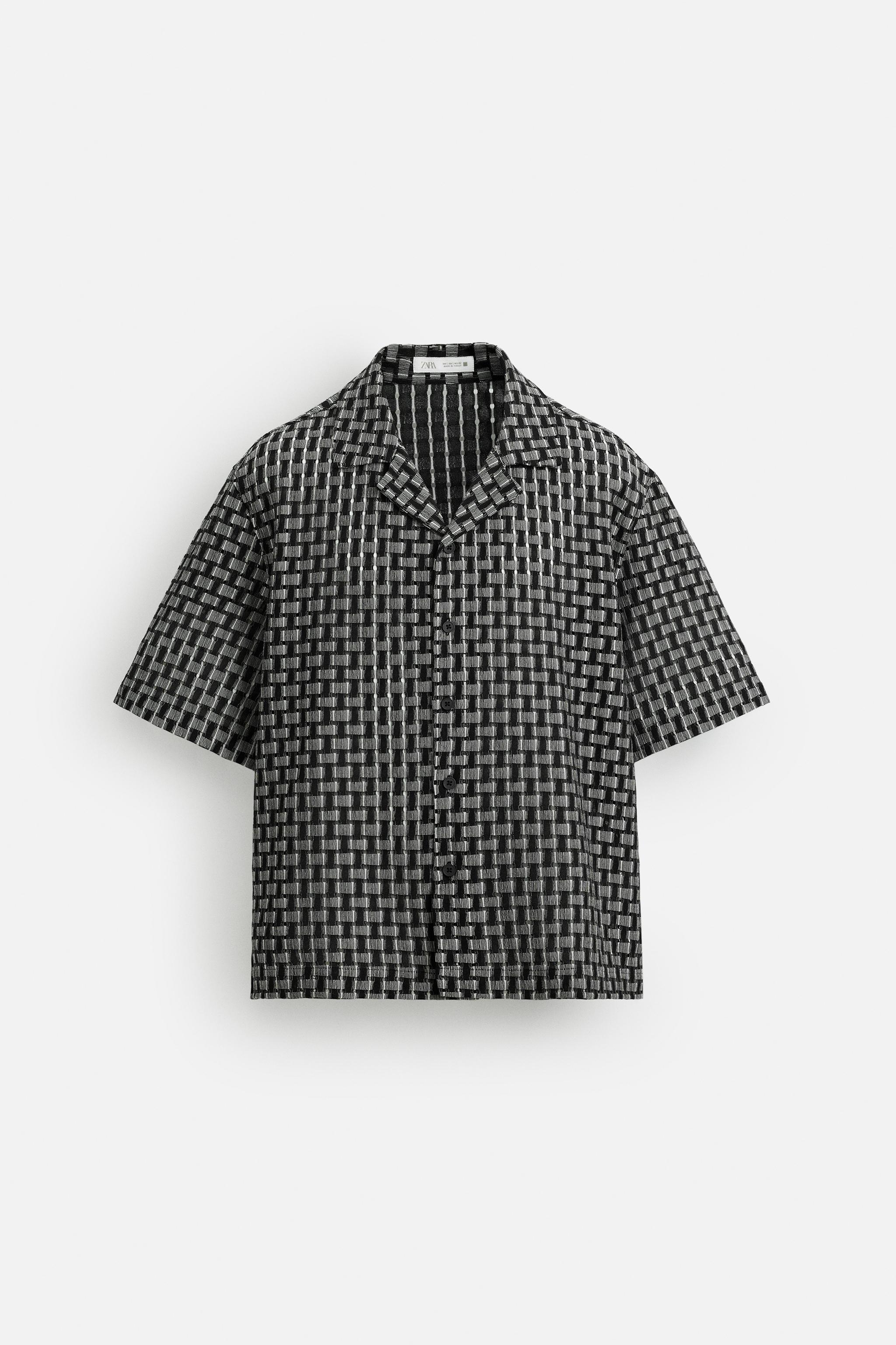 その他 yyy TEXTURED SHIRT - Black | ZARA United States