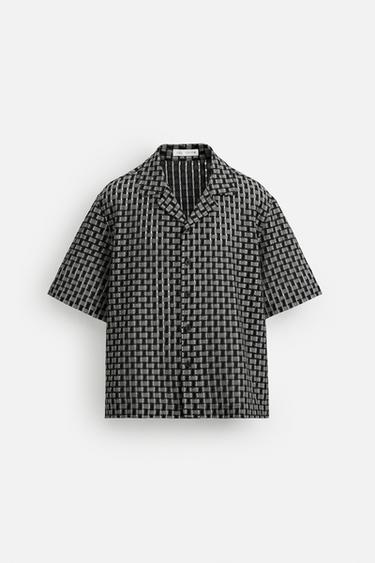 CHEMISE STRUCTURÉE - Noir de Zara - Image 6