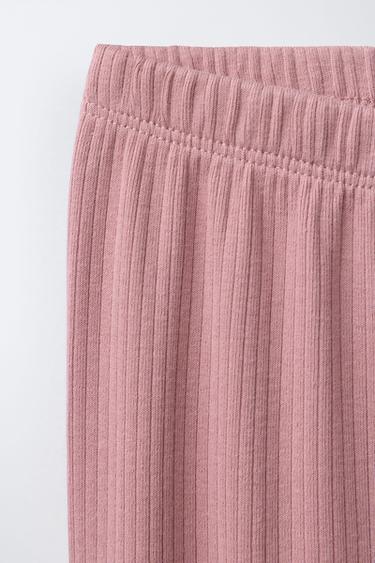 2-6 YEARS / PLAIN RIBBED PYJAMAS - Pink by Zara - Image 7