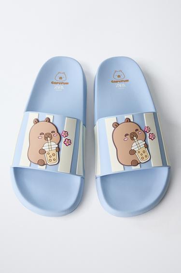 CAPIBARA CAPYFUN © SLIDE SANDALS - Blue by Zara - Image 3