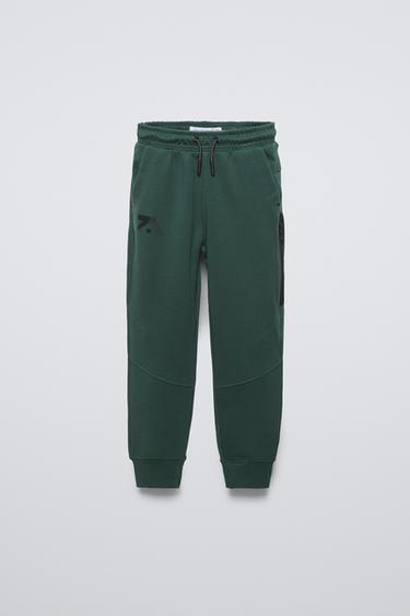 SPORTY JOGGING TROUSERS - Green by Zara