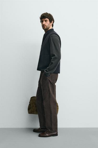 GILET TECHNIQUE RÉVERSIBLE - Bleu marine de Zara - Image 3