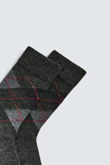 ARGYLE SOCKS WITH WOOL - various by Zara - Image 2