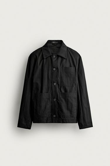 SOBRECAMISA RELAXED FIT - Negro de Zara
