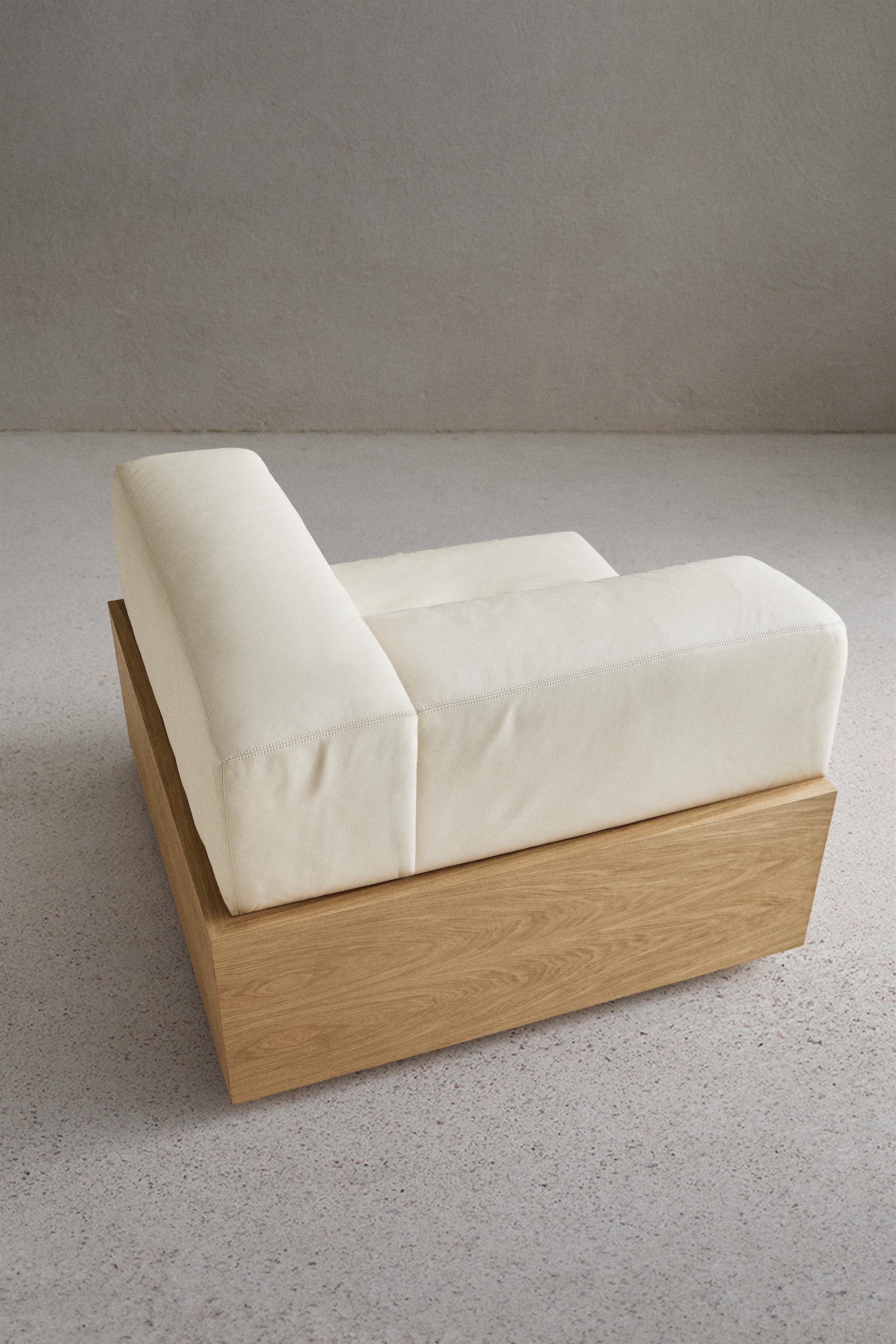 SOFA 02 | LEFT CORNER MODULE — Ecru