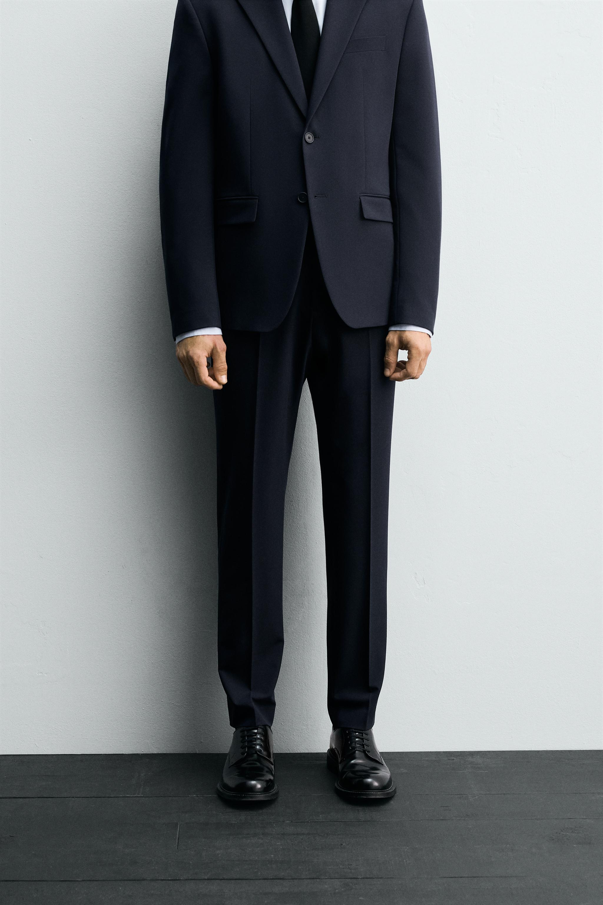 ZARA スーツセット ネイビー 11-12歳 152 ZARAボーイズスーツセット 11-12歳152cm 男の子 卒業式