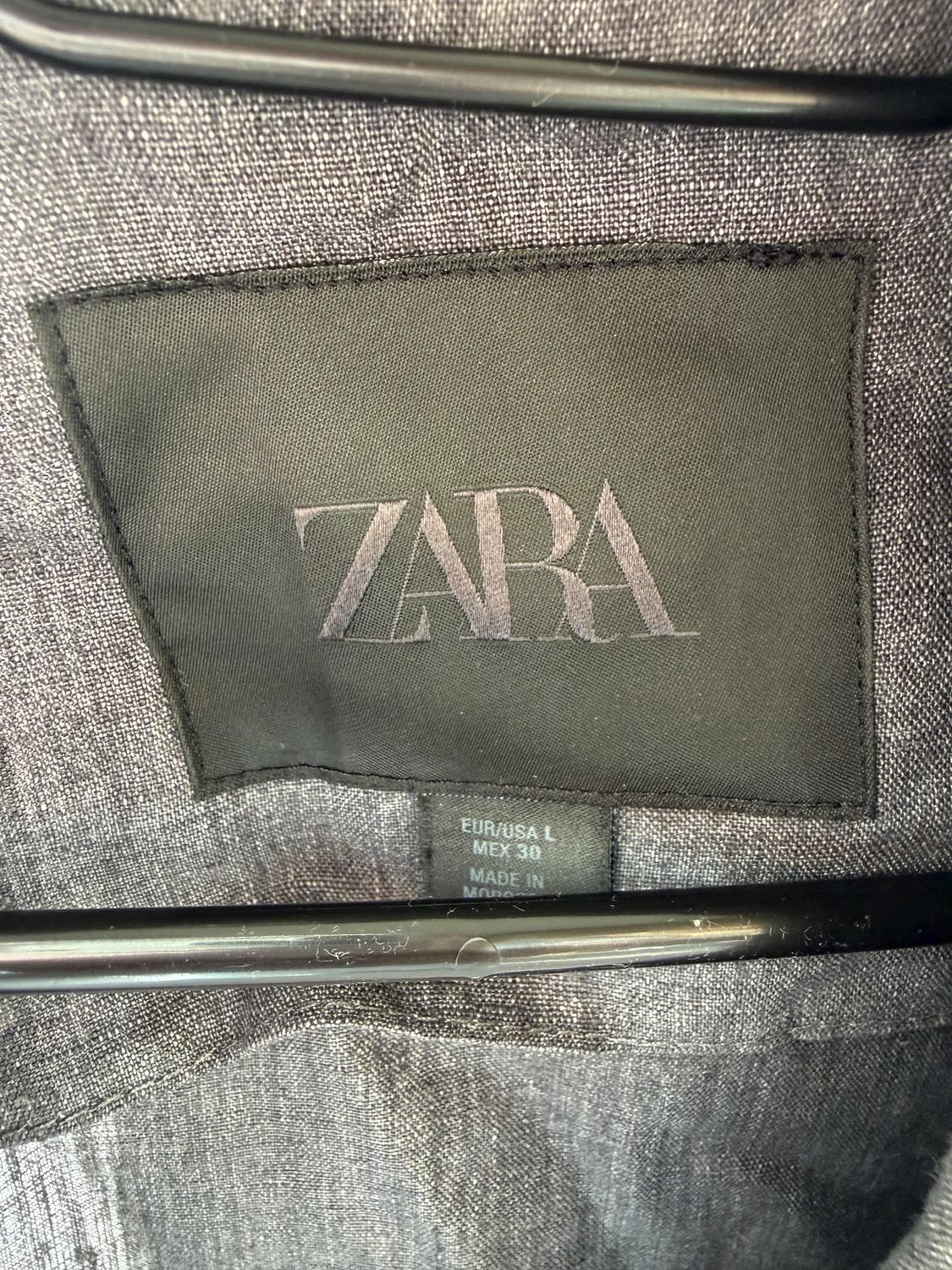ZW COLLECTION MINIMAL 100% LINEN BLAZER - Image 3