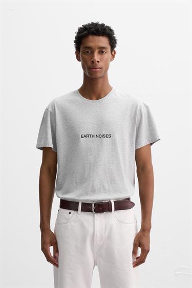 TESTUAREKIN SLIM FIT KAMISETA - Vigoré grisa, Zara-rena