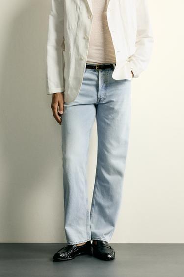 JEANS STRAIGHT FIT - Azul claro de Zara