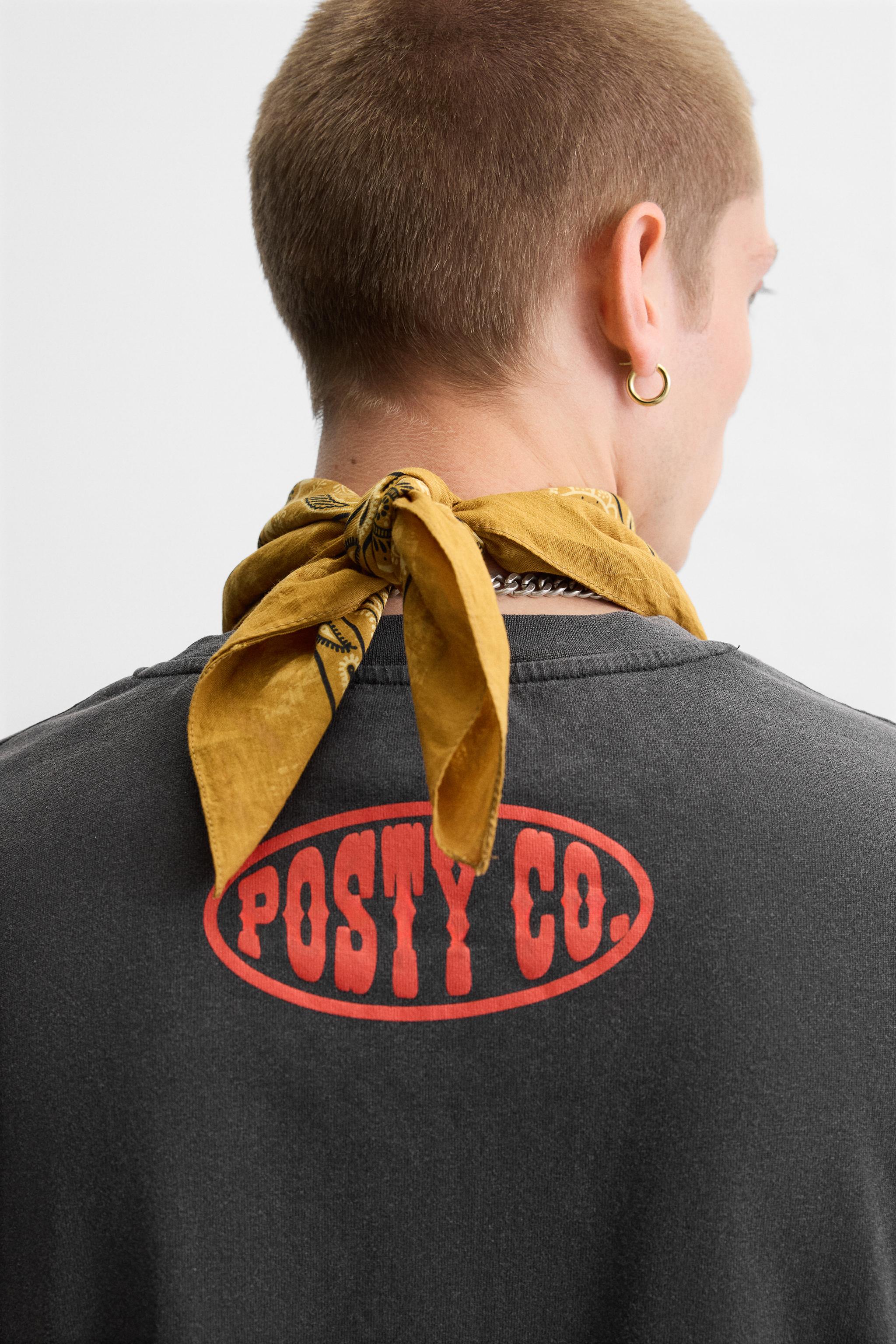POST MALONE™ GRAPHIC T-SHIRT - Anthracite grey | ZARA United