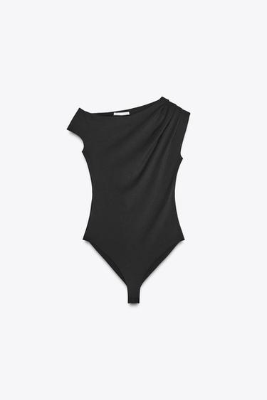 DRAPIERTER BODY - Schwarz von Zara - Bild 0
