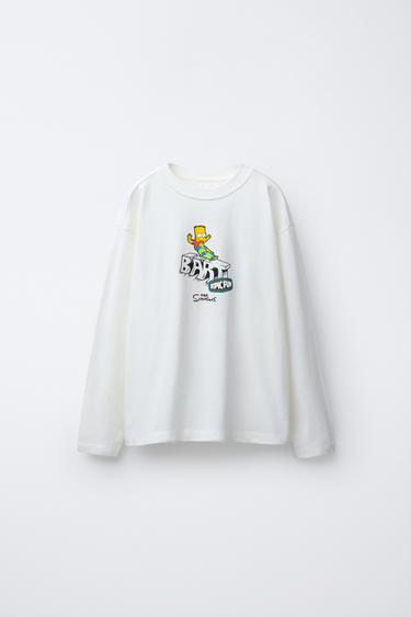 T-SHIRT IMPRIMÉ BART THE SIMPSONS ™ MATT GROENING - Écru de Zara
