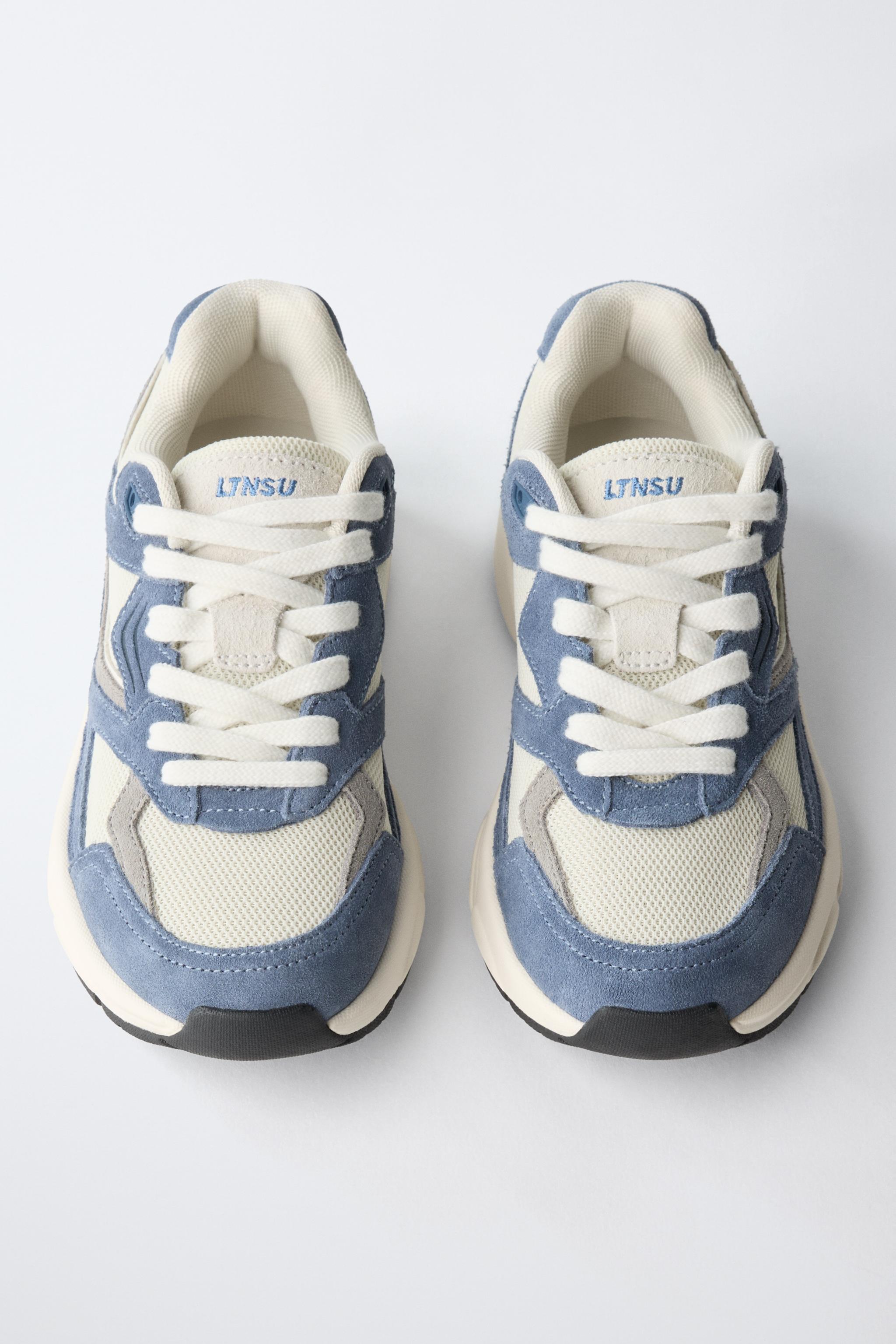 PIECED ATHLETIC SNEAKERS