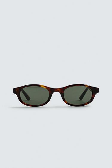 ОВАЛЬНЫЕ СОЛНЦЕЗАЩИТНЫЕ ОЧКИ — ЧЕРЕПАХОВЫЙ от Zara