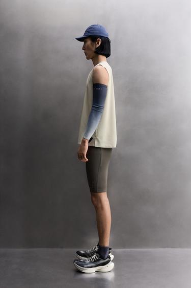 DEBARDEUR PERFORÉ RUNNING - Vert clair de Zara - Image 3