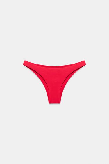 BRAGUITA BIKINI BÁSICA - Rojo de Zara - Imagen 0
