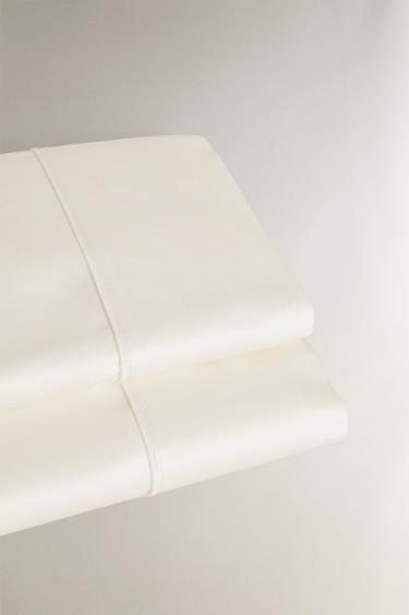 SATEEN FLAT SHEET (500 THREAD COUNT) — Light beige 2