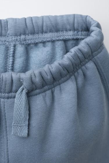 EMBROIDERED SWEATSHIRT AND JOGGERS SET - Mid-blue by Zara - Image 4