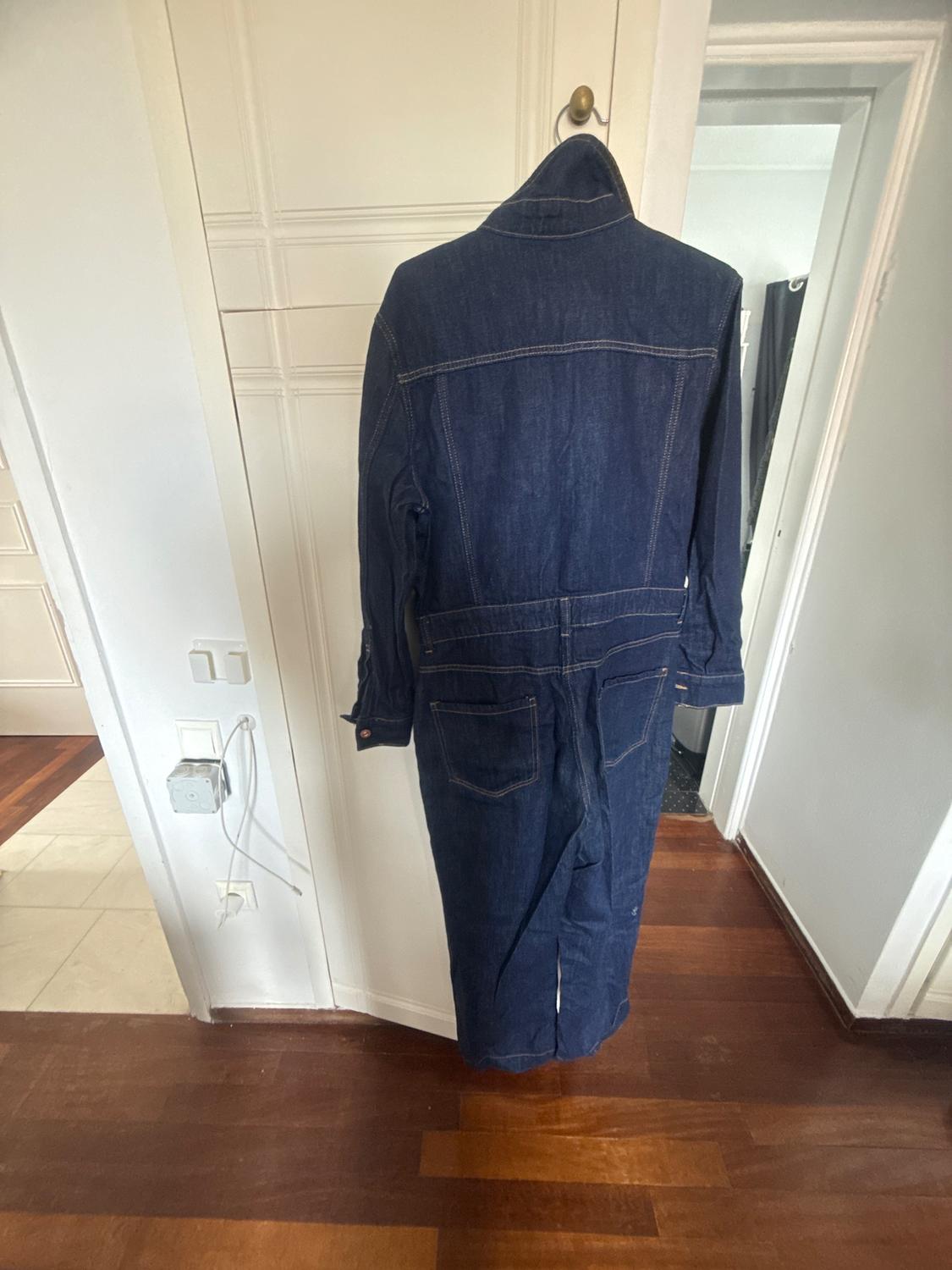 Z1975 DENIM JUMPSUIT WITH FRONT POCKETS - Image 5